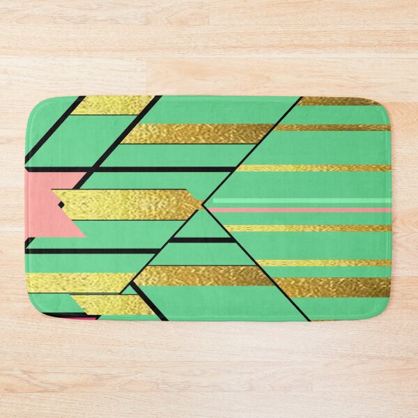 Item preview, The Counterpart: Turquoise Pink + Gold designed and sold by ArtInLifestyle.