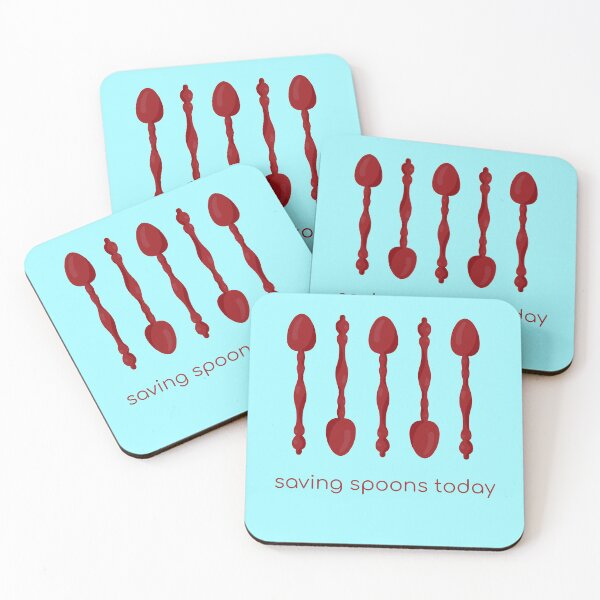 Item preview, Saving Spoons Today (Red) designed and sold by KelseyLovelle.