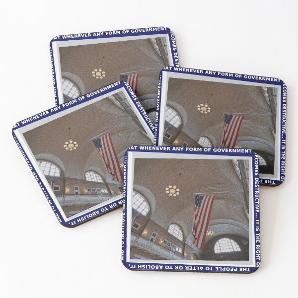 Item preview, American Flag Quotation (Thomas Jefferson) designed and sold by Rachel Jeffrey.