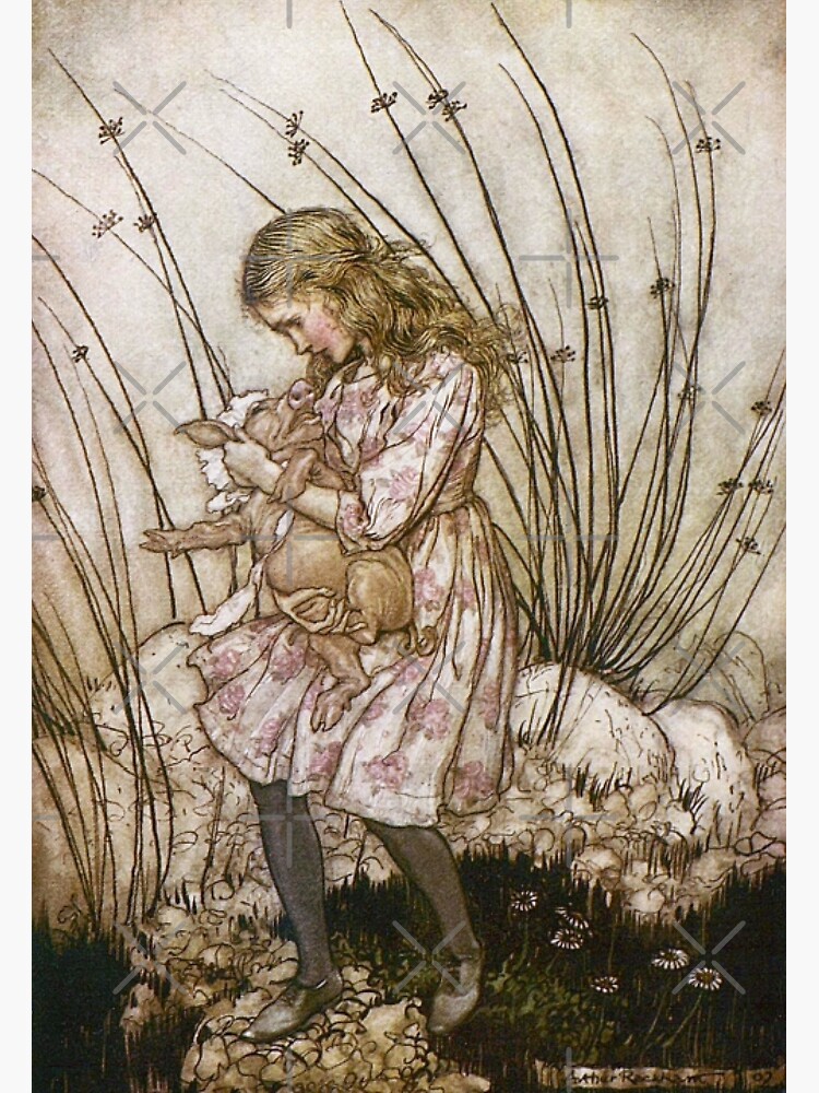 Adult Jigsaw Puzzle Arthur Rackham: Alice in Wonderland Tea Party