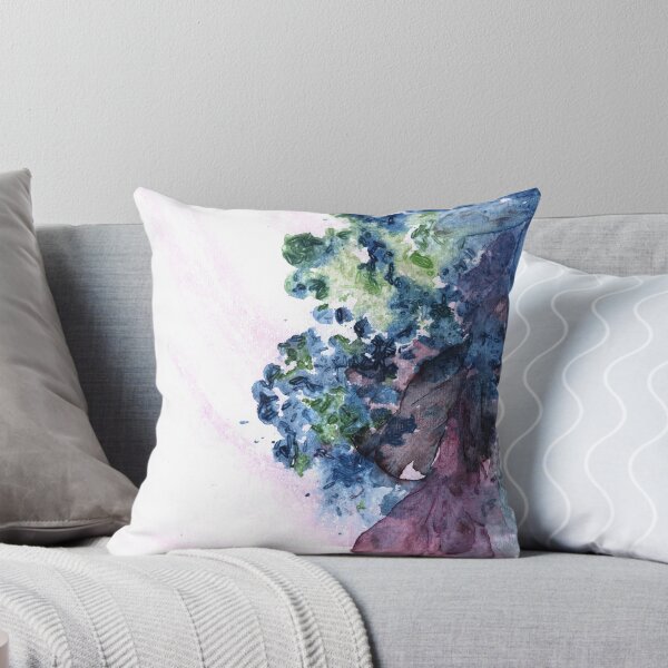 Item preview, abstract floral watercolor painting designed and sold by rysunki-malunki.