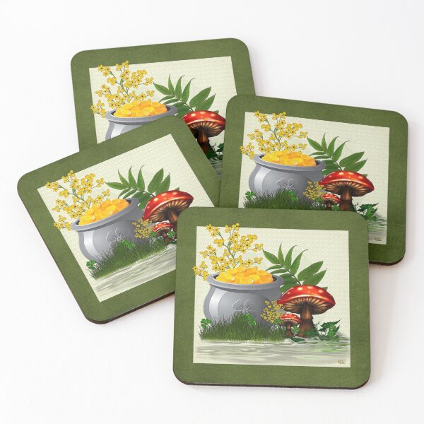 Item preview, Clover Trail Whimsical Folk Art designed and sold by bohemianbound.