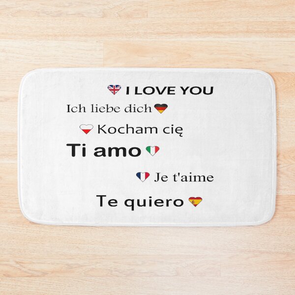 Item preview, Languages- The phrase I love you in the six most important EU langauges designed and sold by Matthew554a.
