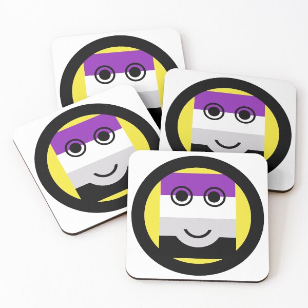 Item preview, Asexualise Asexual Emoji Asexual Flag Asexual Smiley camiseta designed and sold by asexualise.