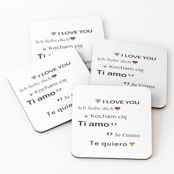 Item preview, Languages- The phrase I love you in the six most important EU langauges designed and sold by Matthew554a.