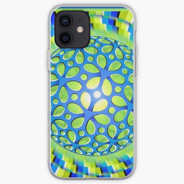 Scintillating #Illusion: #Psychedelic #Orb Appears to #Rotate iPhone Soft Case