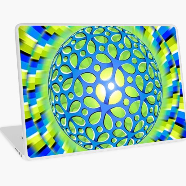 Scintillating #Illusion: #Psychedelic #Orb Appears to #Rotate Laptop Skin