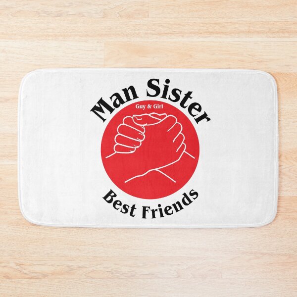 Item preview, Man Sister Best Friends Shirt - Guy & Girl Best Friends t shirt -  Guy & Girl Best Friends t-shirt - Him & Her Best Friends designed and sold by happygiftideas.