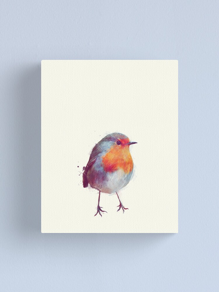 Alternate view of Winter Robin Canvas Print