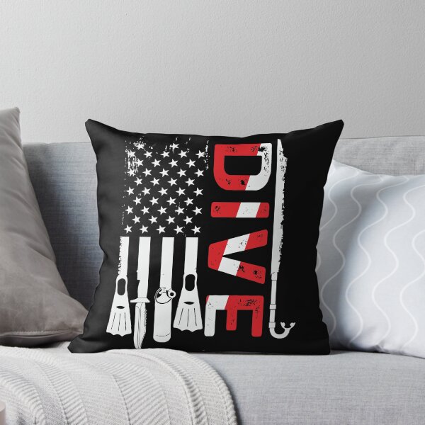 Item preview, Vintage Scuba Diving Gear American Diver Down Flag designed and sold by mrsmitful.