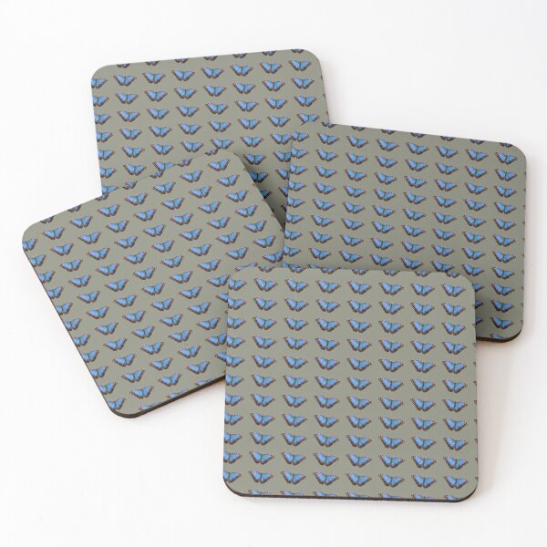 Item preview, Blue butterlies pattern designed and sold by iCimages.net.