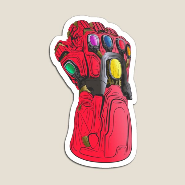 Item preview, Nano Gauntlet Red designed and sold by ninjomaa.
