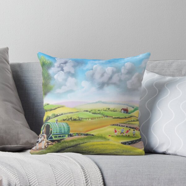 Item preview, Gypsy caravan and a game of football designed and sold by GORDON BRUCE ART.