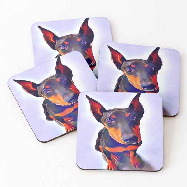 Item preview, Black and Tan Doberman Pinscher designed and sold by Sunleil.