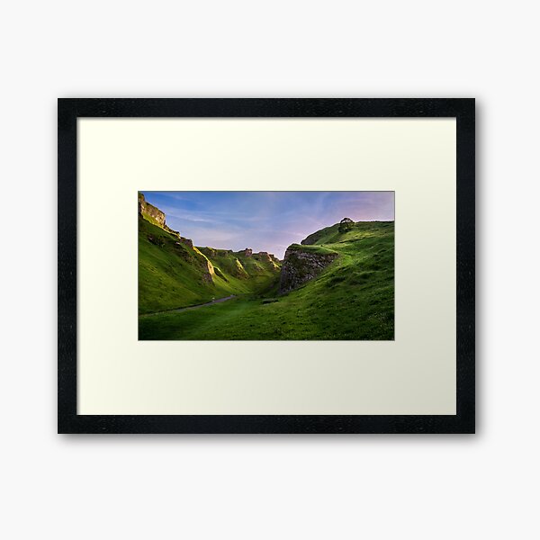 Winnats Pass Framed Art Print