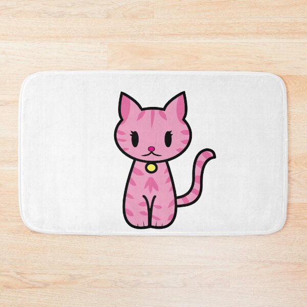 Item preview, pink tiger striped cat designed and sold by JonasLull.