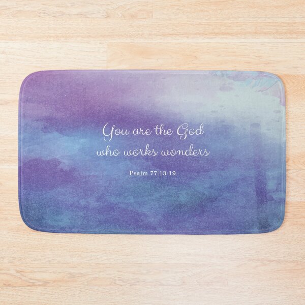 Item preview, You are the God who works wonders, Psalm 77:13-19 designed and sold by StudioCitrine.