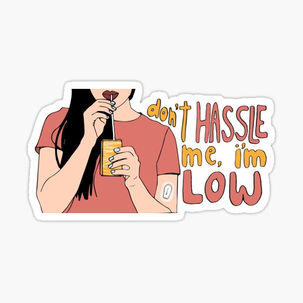 Dont Hassle Me Sticker
