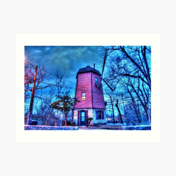 Windmill HDR Art Print