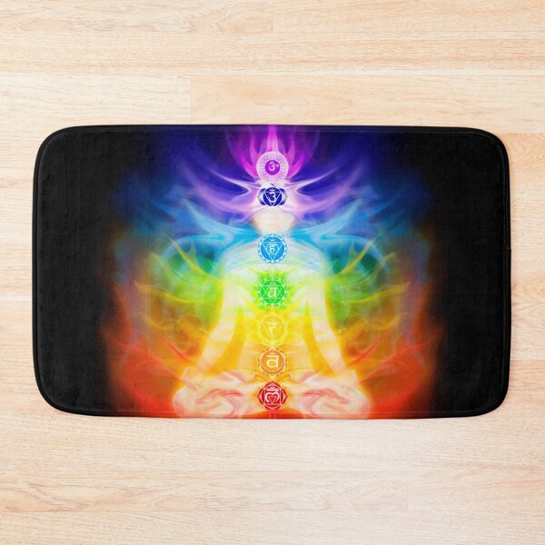 Item preview, Chakras and energy flow on human body art photo print designed and sold by MaximImages .com Exquisite Arts.