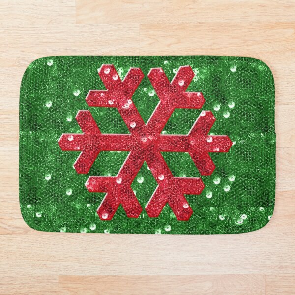 Item preview, Copo de nieve con aspecto de lentejuelas rojas designed and sold by Gravityx9.