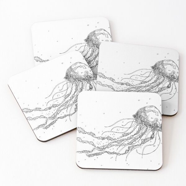 Item preview, Jellyfish Illustration designed and sold by Jasmine Poole.