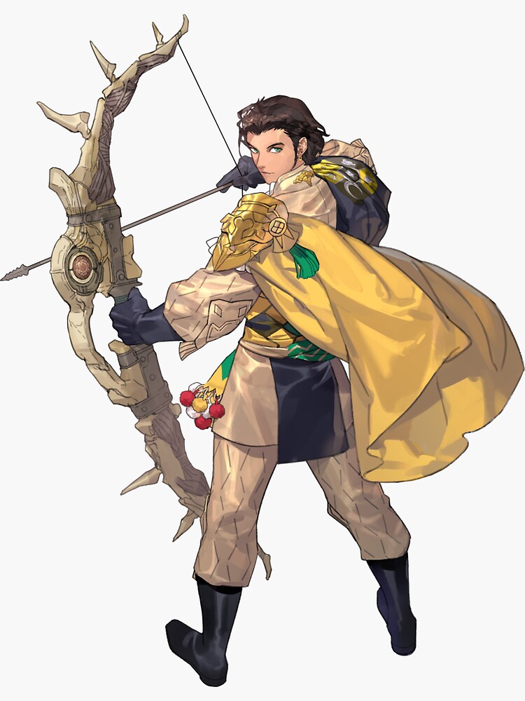 Fire Emblem Three Houses Claude Sticker By Tomstops Redbubble 