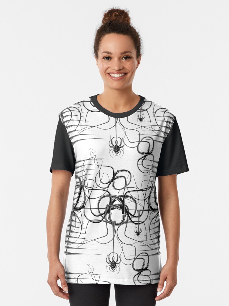 Alternate view of Mathengyger Mother of Spiders Graphic T-Shirt