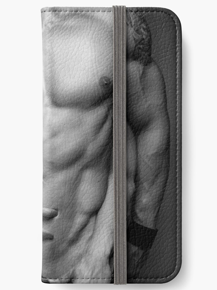 Woman hands touching muscular man's body art photo print iPhone Wallet for  Sale by MaximImages .com Exquisite Arts