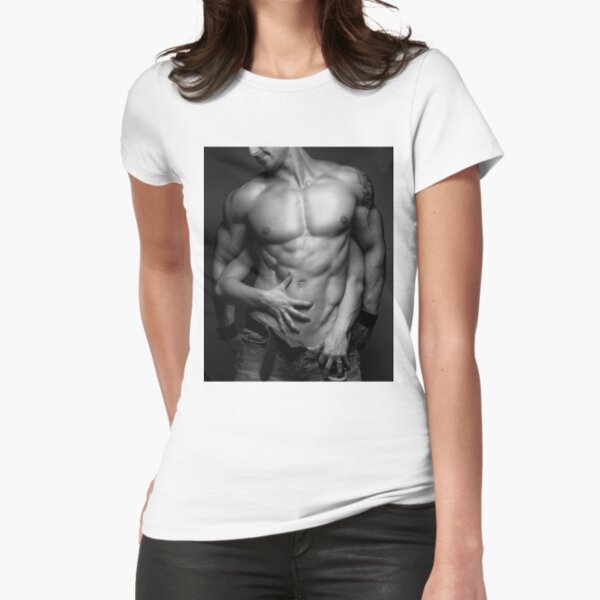 Woman hands touching muscular man's body art photo print iPad Case & Skin  for Sale by MaximImages .com Exquisite Arts