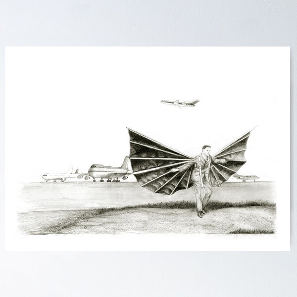 Item preview, man with wings designed and sold by art-koncept.