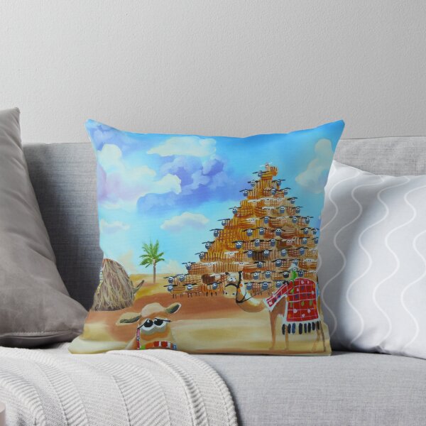 Artikelvorschau, Pyramide von Giza gemacht von Schafen entworfen und verkauft von GORDON BRUCE ART.