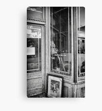 Laughing Girl in the Window Canvas Print
