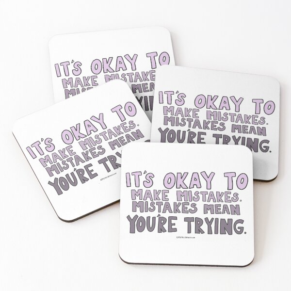 Item preview, It's Okay To Make Mistakes designed and sold by crystaldraws.