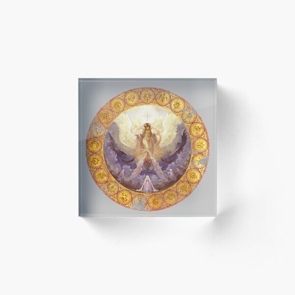 Three Houses Logo Acrylic Block