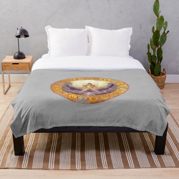 Three Houses Logo Throw Blanket