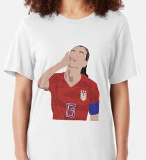 Alex Morgan USWNT Tea Slim Fit T-Shirt