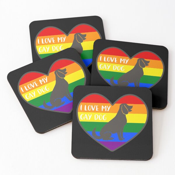 Item preview, I Love My Gay Dog designed and sold by LimeStorm.