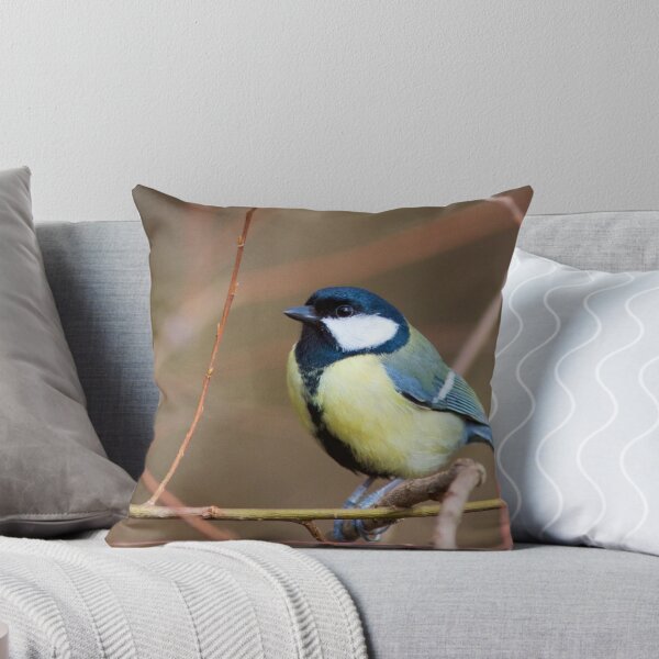 Item preview, Great Tit (Parus Major) Perched in Woodland designed and sold by Rob Cole Photography.
