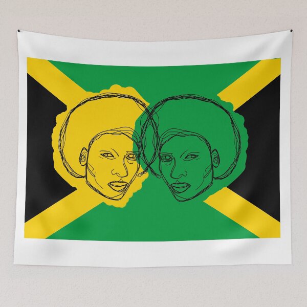 Item preview, Jamaica Afro Flag designed and sold by chillbladez.