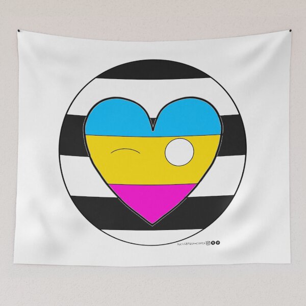 Item preview, Heterosexual Panromantic Face! designed and sold by LGBTQIACOMIX.