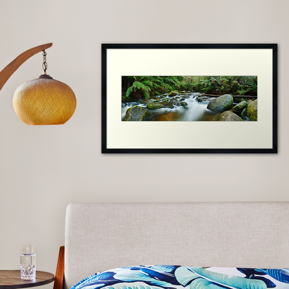 Toorongo River, Gippsland, Victoria, Australia Framed Art Print