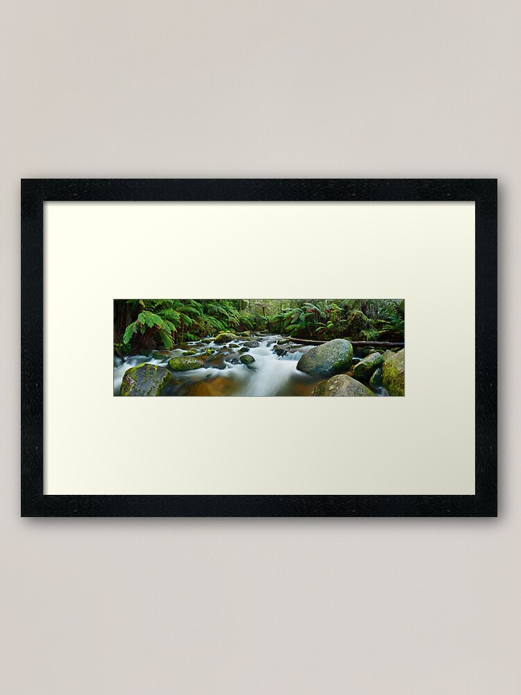 Alternate view of Toorongo River, Gippsland, Victoria, Australia Framed Art Print