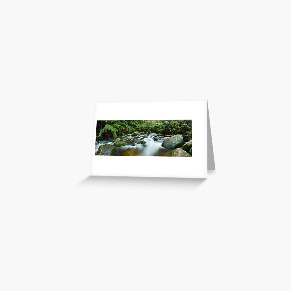 Toorongo River, Gippsland, Victoria, Australia Greeting Card