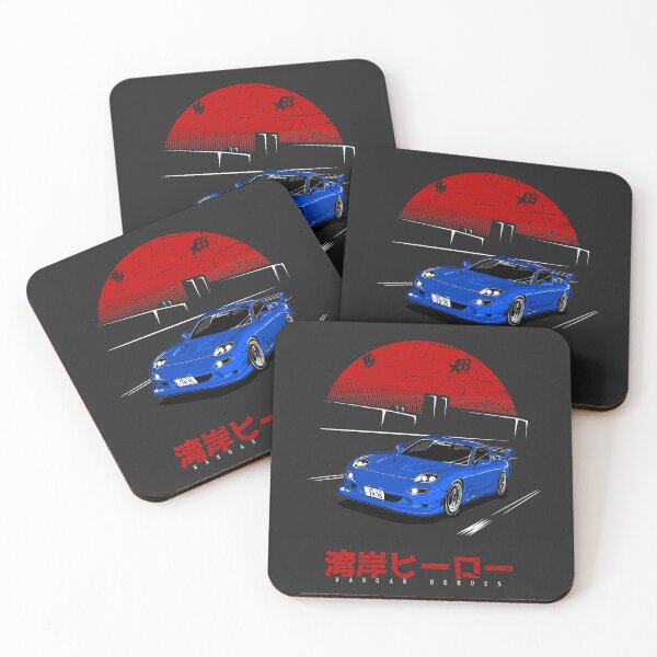 Item preview, Wangan Heroes FD3S - Blue designed and sold by BBsOriginal.