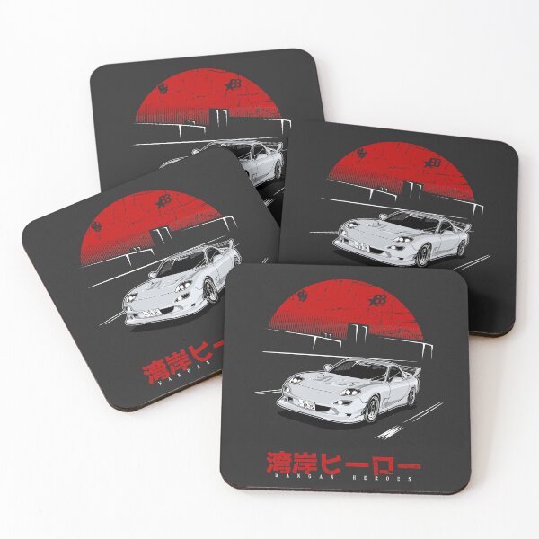 Item preview, Wangan Heroes FD3S - White designed and sold by BBsOriginal.