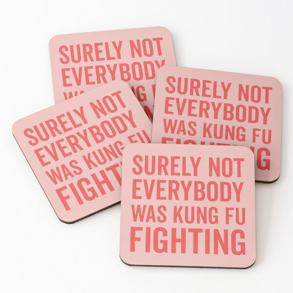 Item preview, Surely Not Everybody Was Kung Fu Fighting  designed and sold by DirtyAngelFace Shop.