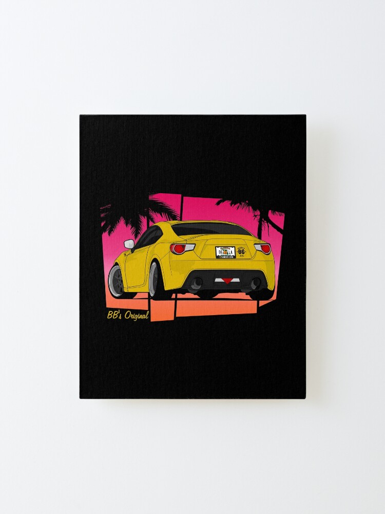 Alternate view of 86ZILLA - Yellow(shaded) Mounted Print