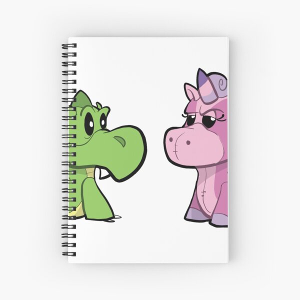 Dragon and Unicorn Spiral Notebook