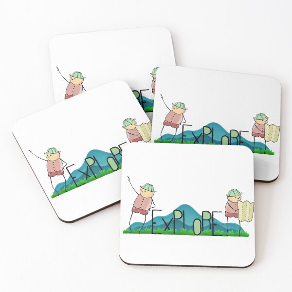 Item preview,  Hikers “EXPLORE” Nature and Mountains  designed and sold by Ben McKenzie.